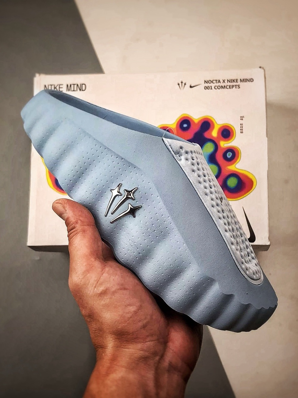 Nike Mind Slip-On Foam Mule - Sky Blue